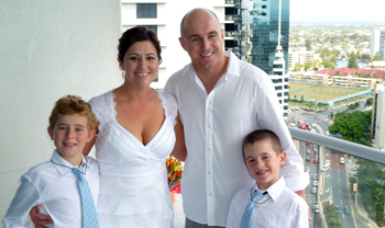 Marry Me Marilyn married Tanya & Daniel from Western Australia held their Wedding at The Towers of the Chevron Renaissance Surfers Paradise on the Northern Gold Coast
